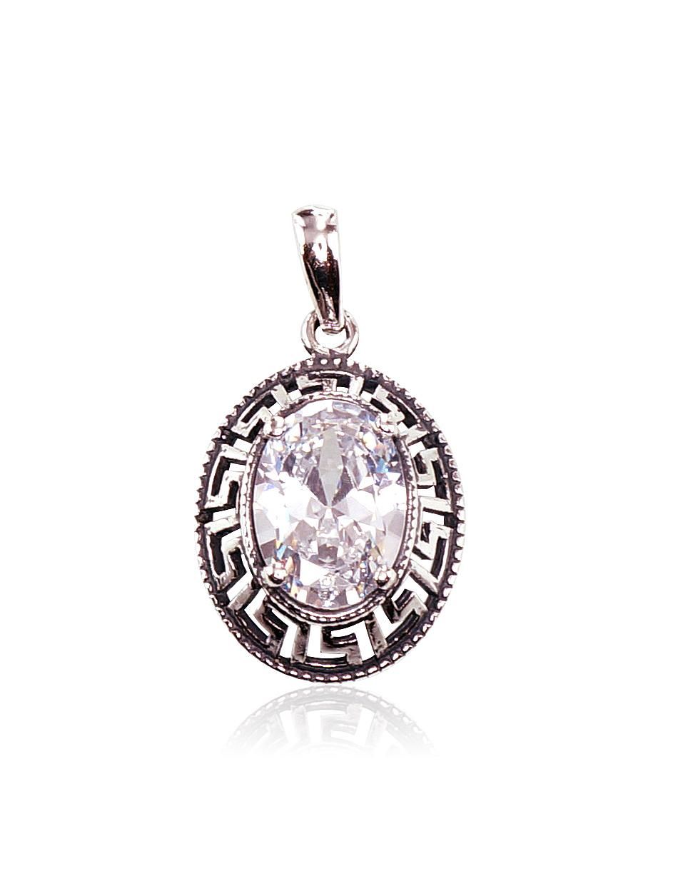 Silver Pendant A2300687POxBkCZ