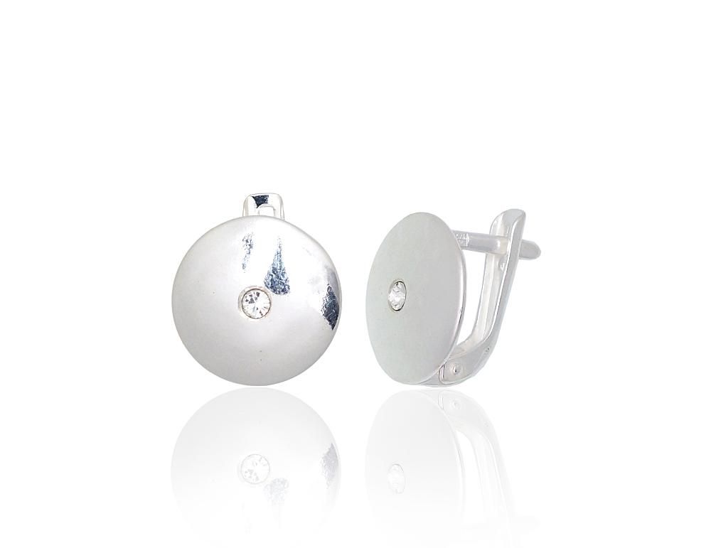 Silver earrings with Lever backs A2203791CZ