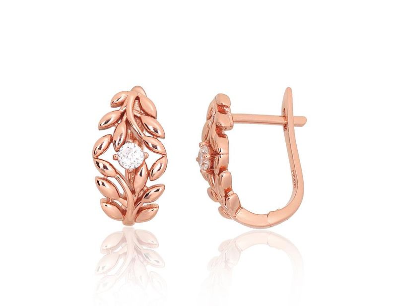 Silver Earrings with English Clasp A2204233PAuRCZ