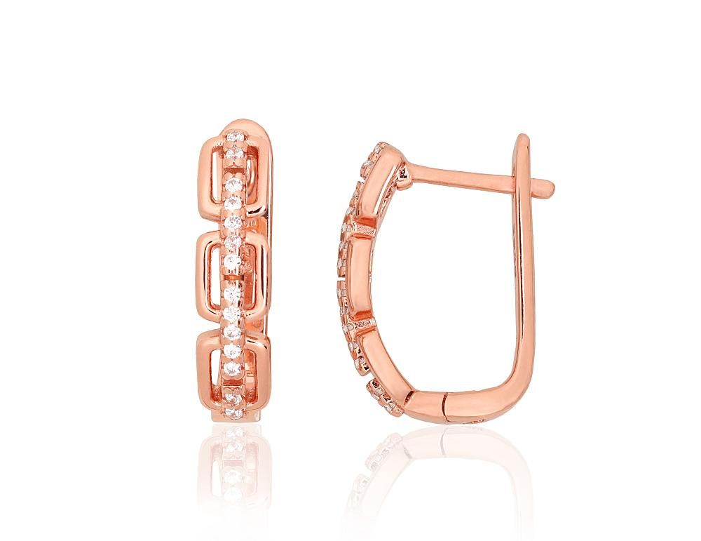 Silver Earrings with English Clasp A2204207PAuRCZ