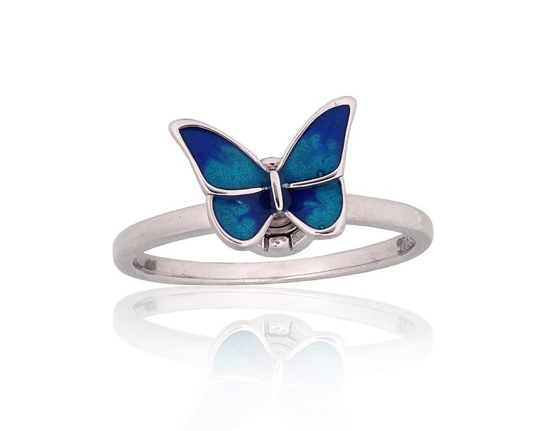 Silver Ring A2101916PRhGrMLBMLDAQ