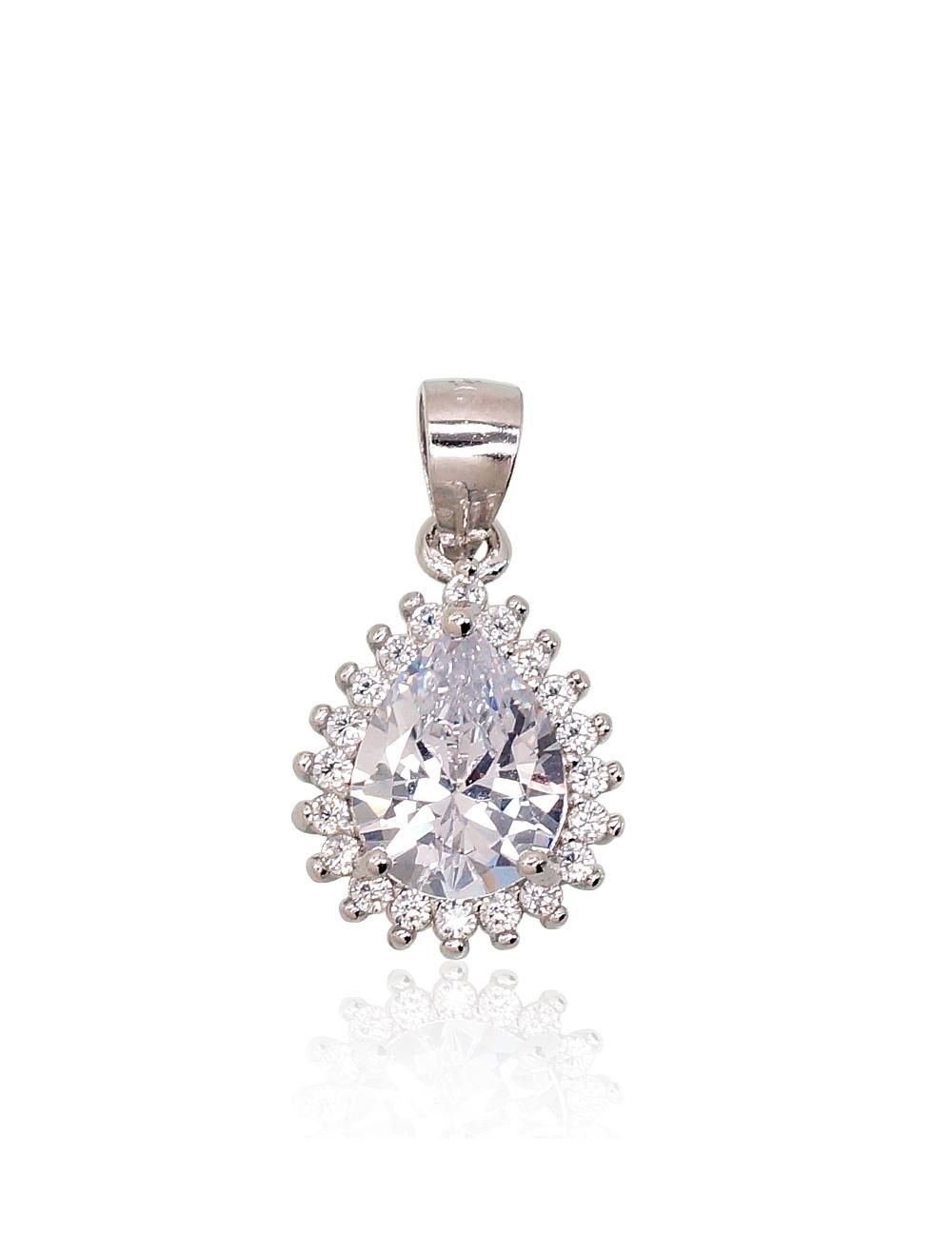 Silver Pendant A2301644PRhGrCZ