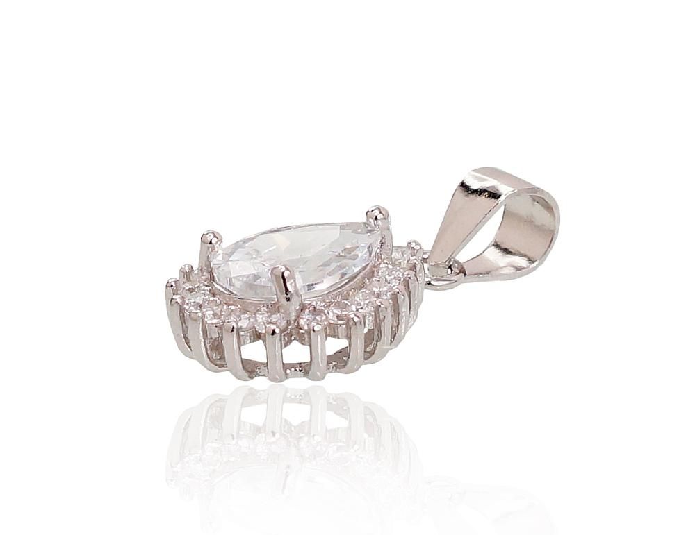 Silver Pendant A2301644PRhGrCZ