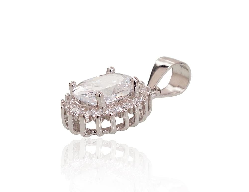 Silver Pendant A2301643PRhGrCZ