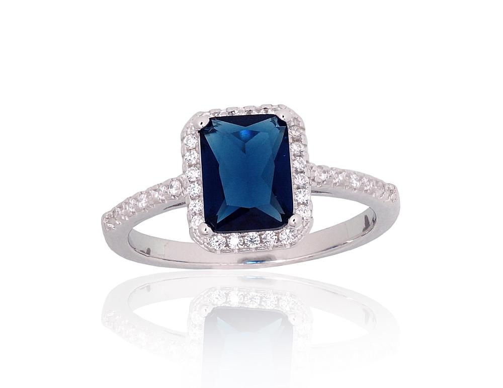 Silver Ring A2101808PRhGrCZCZB