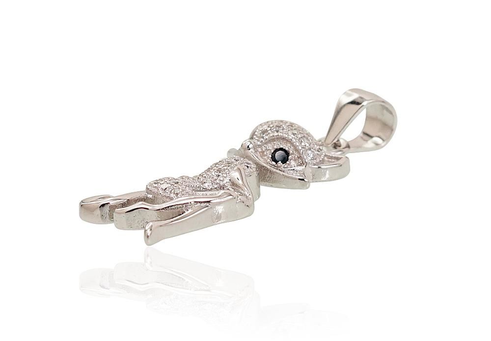 Silver Pendant A2301647PRhGrCZCZBK