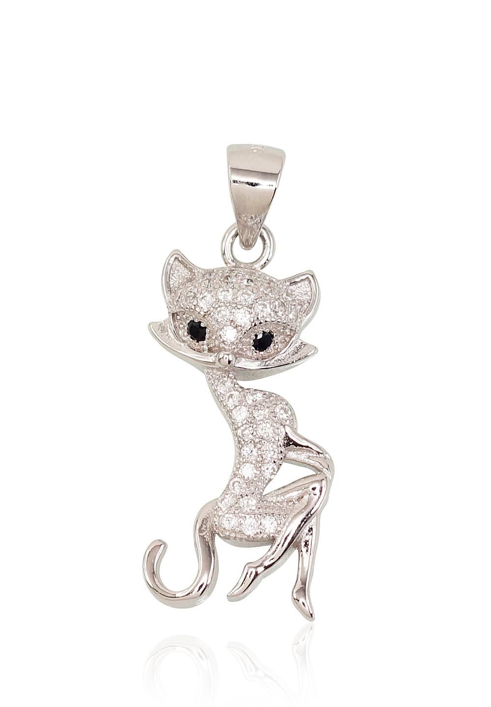 Silver Pendant A2301647PRhGrCZCZBK