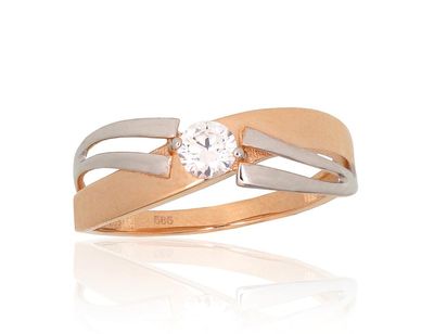 Gold Ring A1101201AuRPRhWCZ