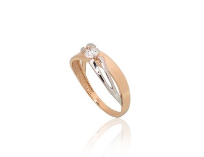 Gold Ring A1101201AuRPRhWCZ