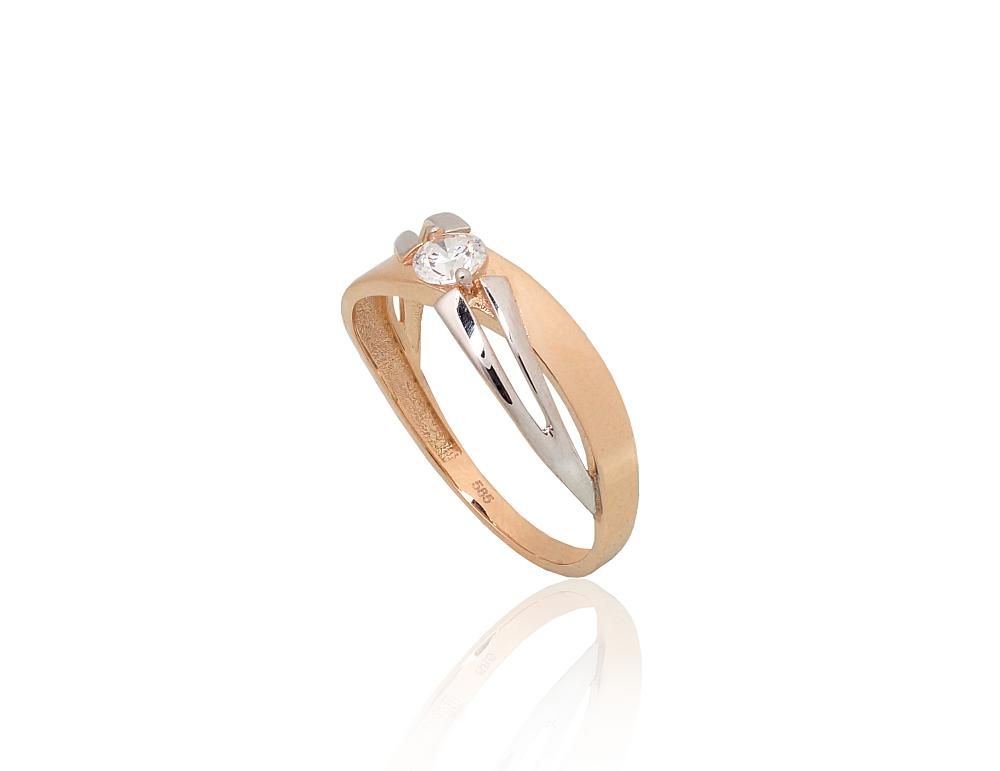 Gold Ring A1101201AuRPRhWCZ