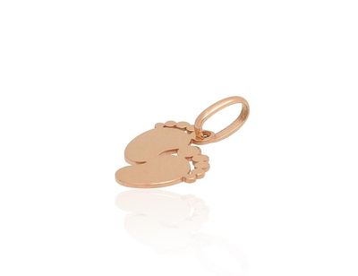 Gold Pendant Feet A1301117AuR