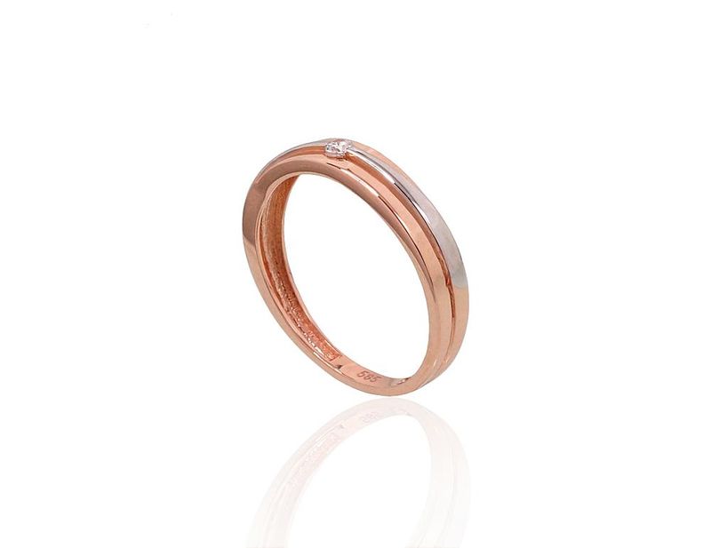 Gold Ring A1100875AuRPRhWCZ