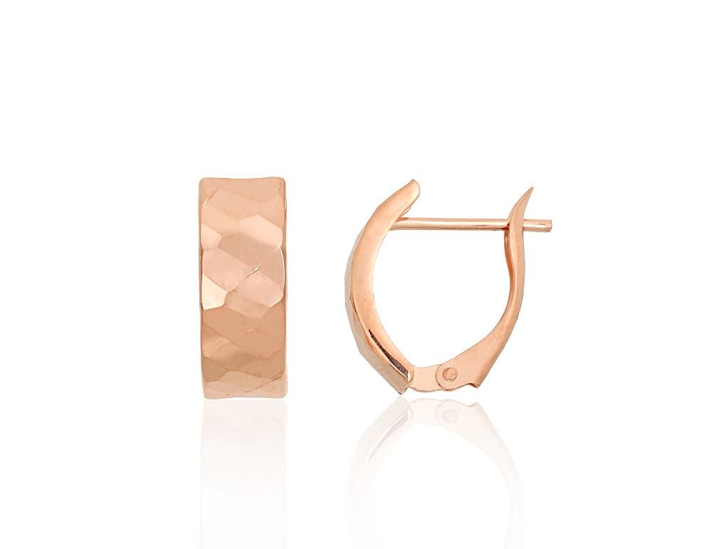 Gold earrings with Lever backs A1201755AuR