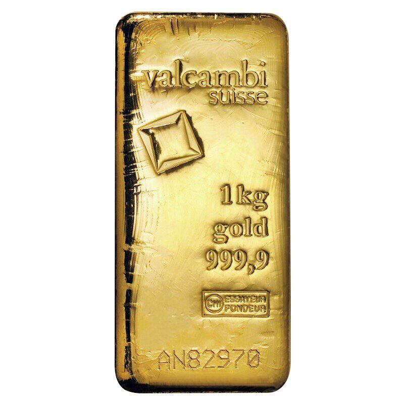 Goldbarren 1 kg. Valcambi!