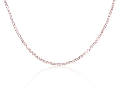 Gold Plated Silver Necklace Adjustable Length A2500145PAuRCZ