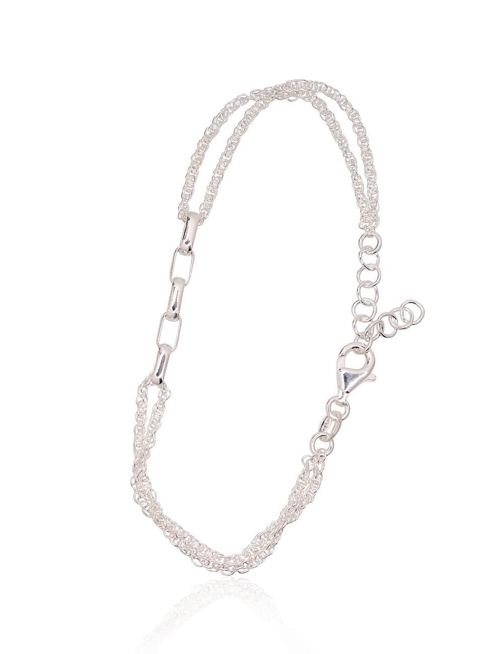 Silver bracelet Adjustable length A2600403