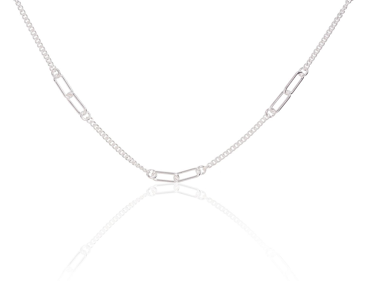 Silver Necklace Adjustable Length A2500138