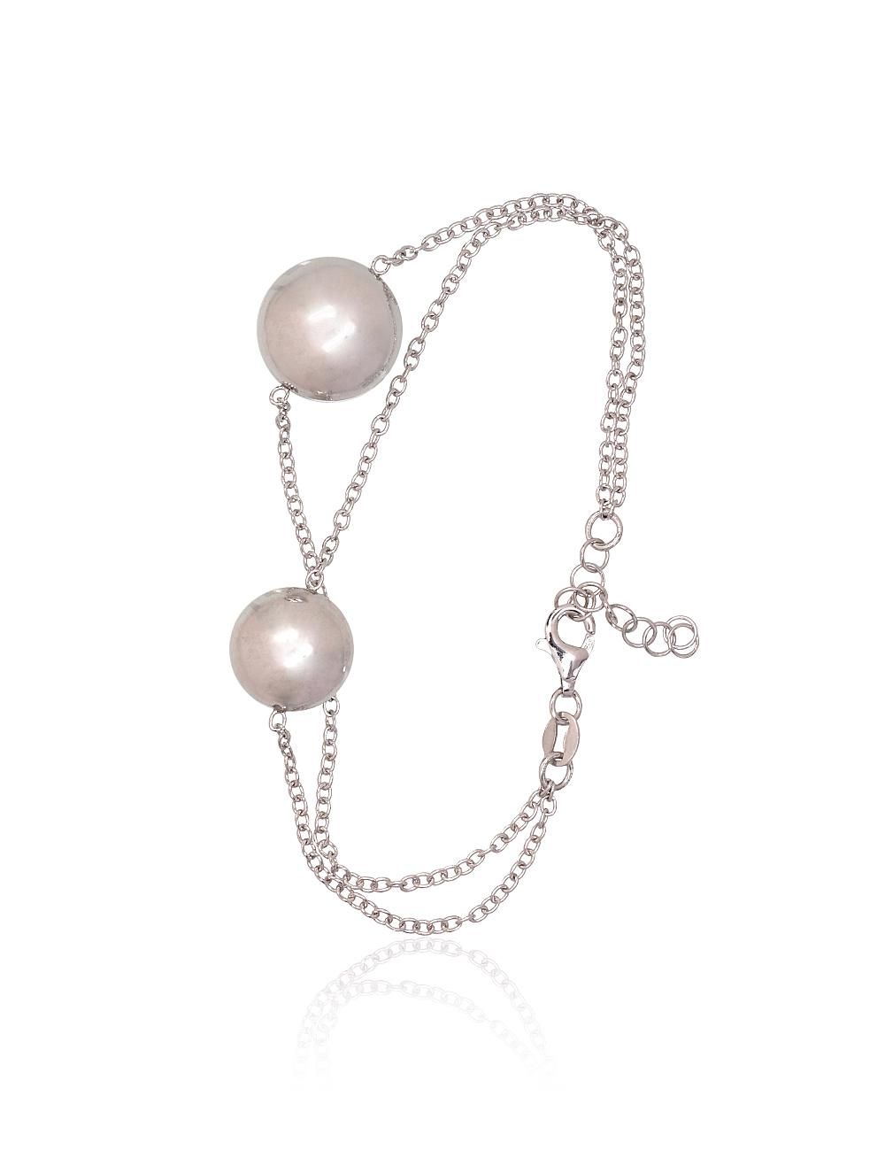 Silver Bracelet Adjustable Length A2600410PRhGr