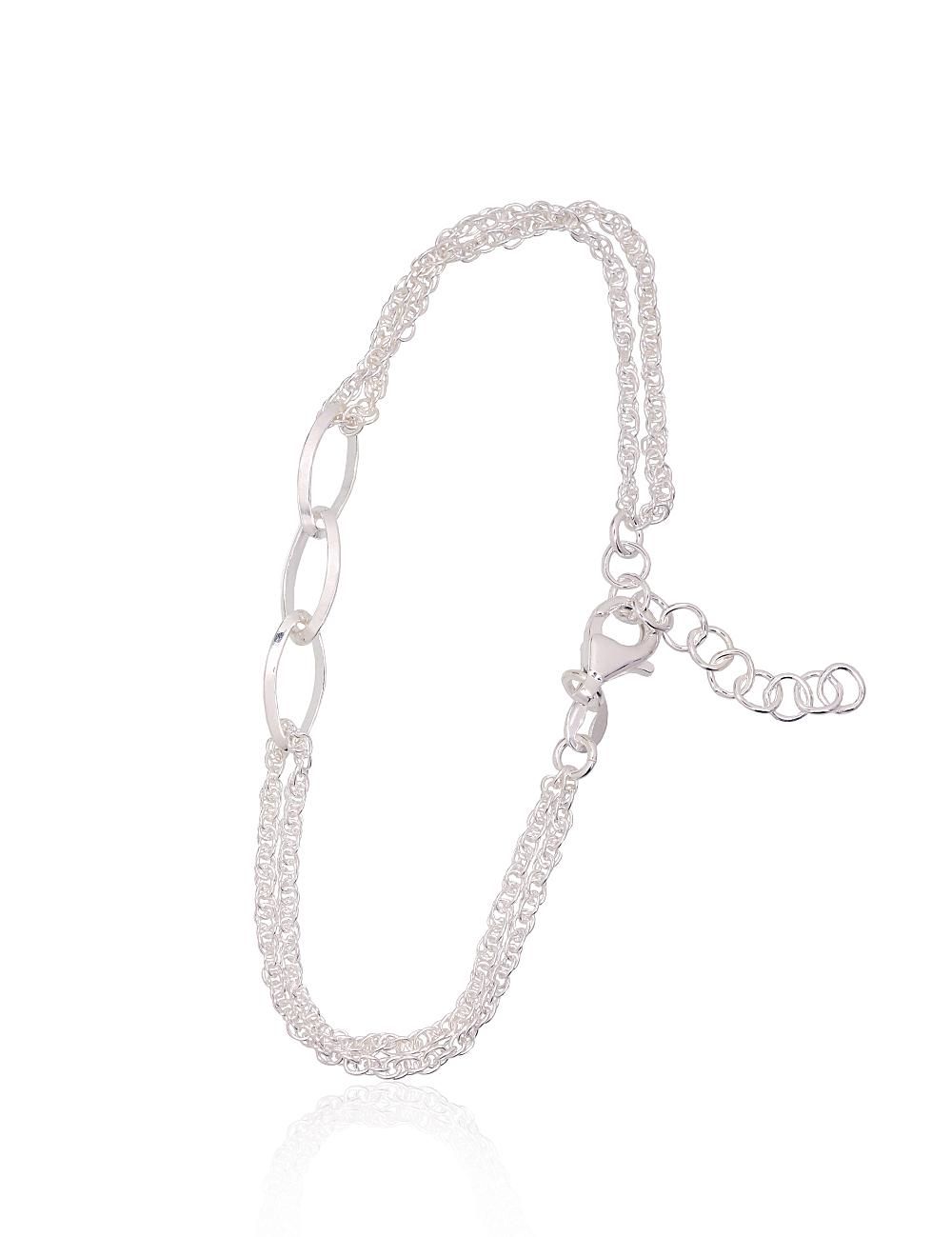 Silver bracelet Adjustable length A2600404
