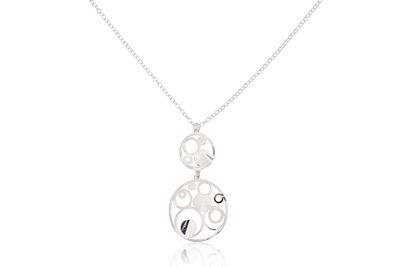 Silver Necklace Adjustable Length A2500144