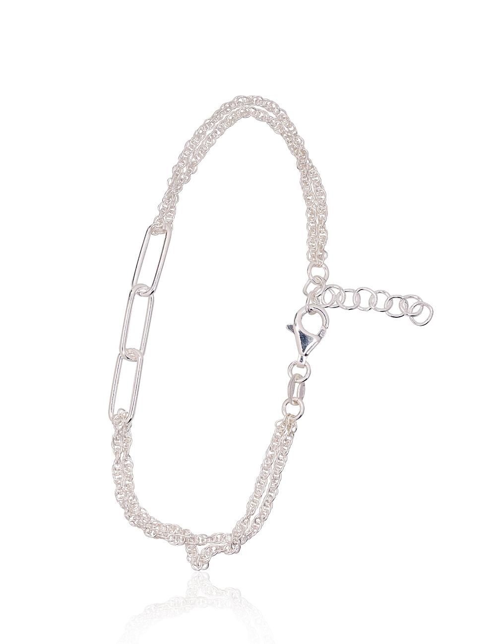 Silver Bracelet Adjustable Length A2600405