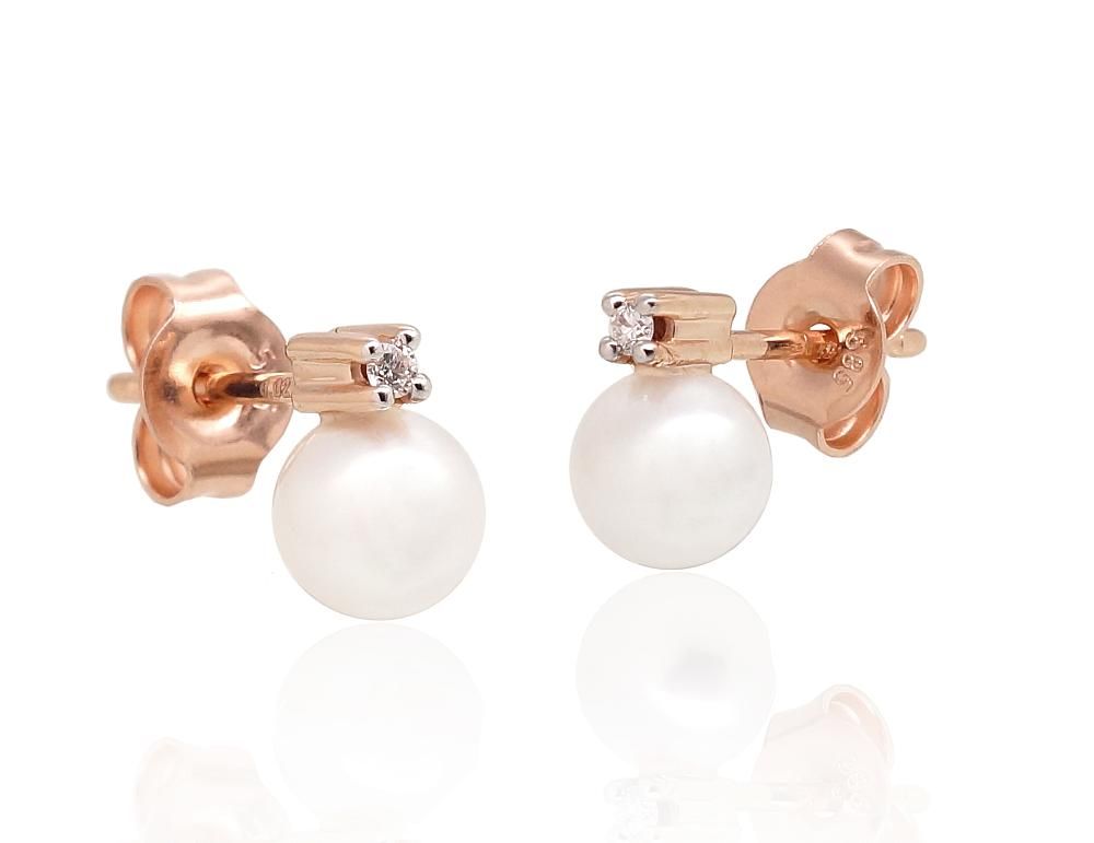 Gold Earrings A1201487AuRPRhWDIPE