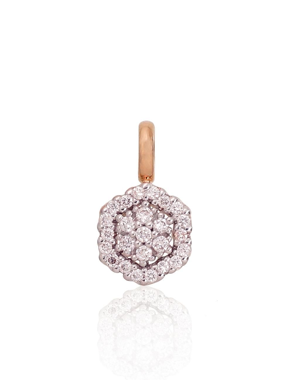 Gold Pendant with Gemstone A1300517AuRPRhWDI