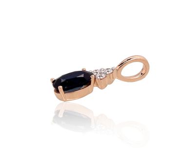 Gold Pendant with Gemstone A1300983AuRPRhWDISA