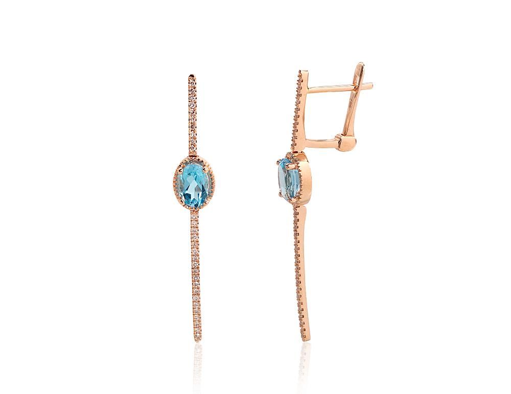 Gold earrings with Lever backs A1201770AuRDITZB