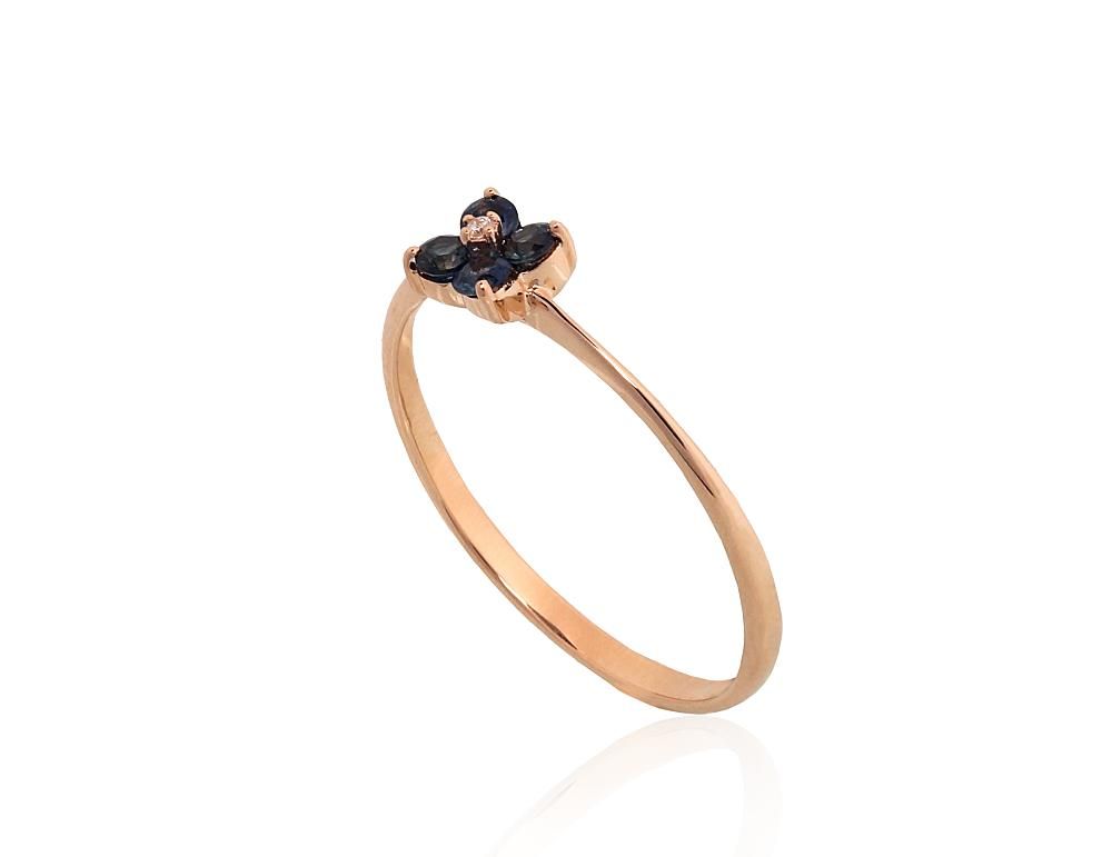 With Gemstone Gold Ring A1101225AuRDISA
