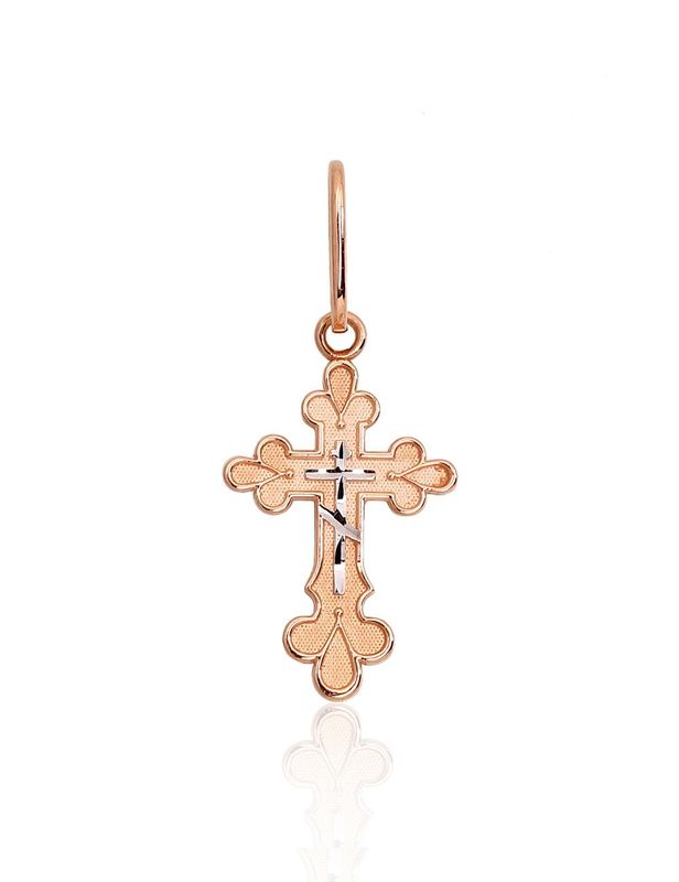 Gold Pendant Cross A1300220AuRPRhW