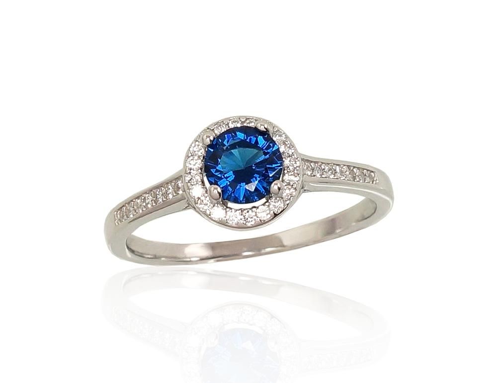 Silver Ring A2101650PRhGrCZCZB