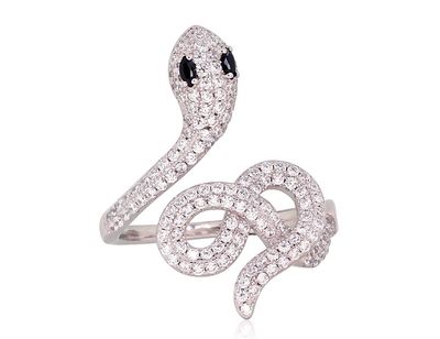 Silberring A2101824PRhGrCZCZBK