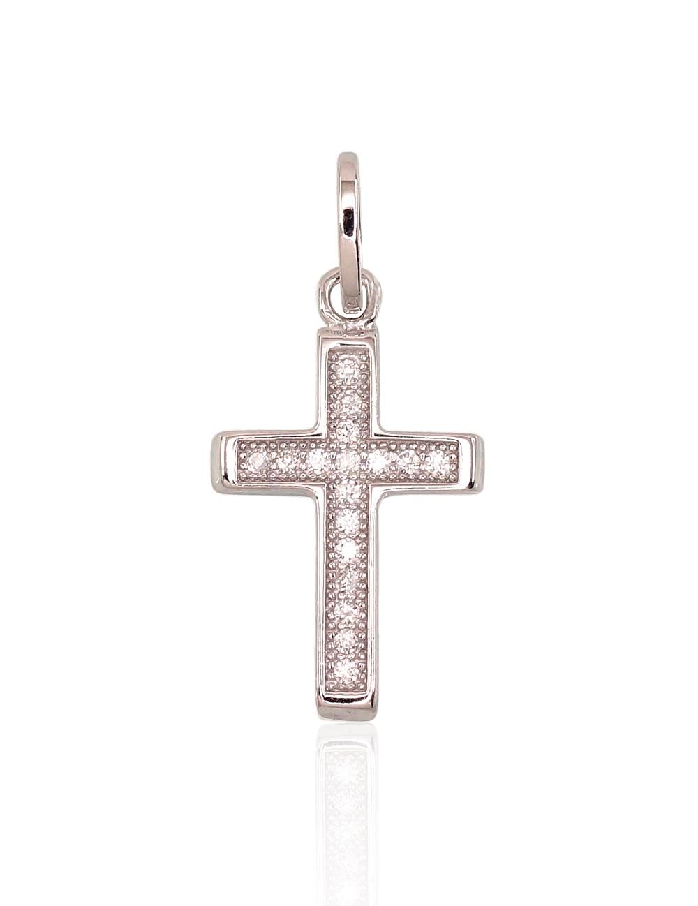 Silver Cross A2301604PRhGrCZ