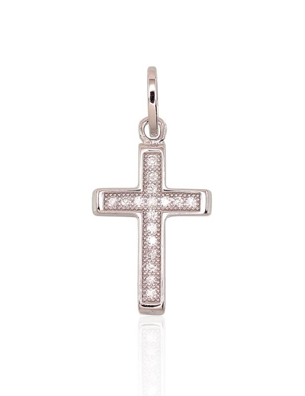 Silver Cross A2301604PRhGrCZ