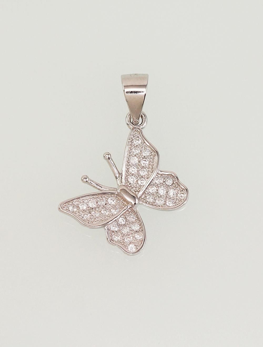 Silver Pendant A2301650PRhGrCZ