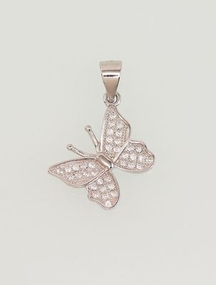 Silver Pendant A2301650PRhGrCZ