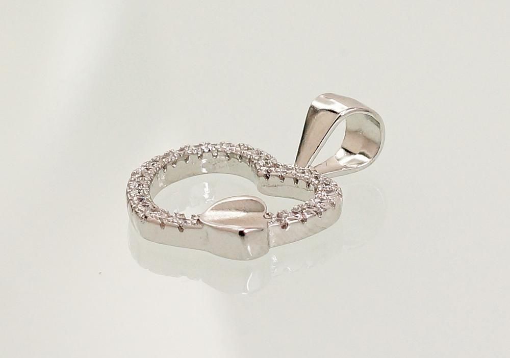 Silver Pendant A2301659PRhGrCZ