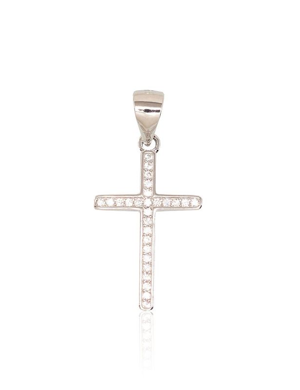 Silver Cross A2301731PRhGrCZ