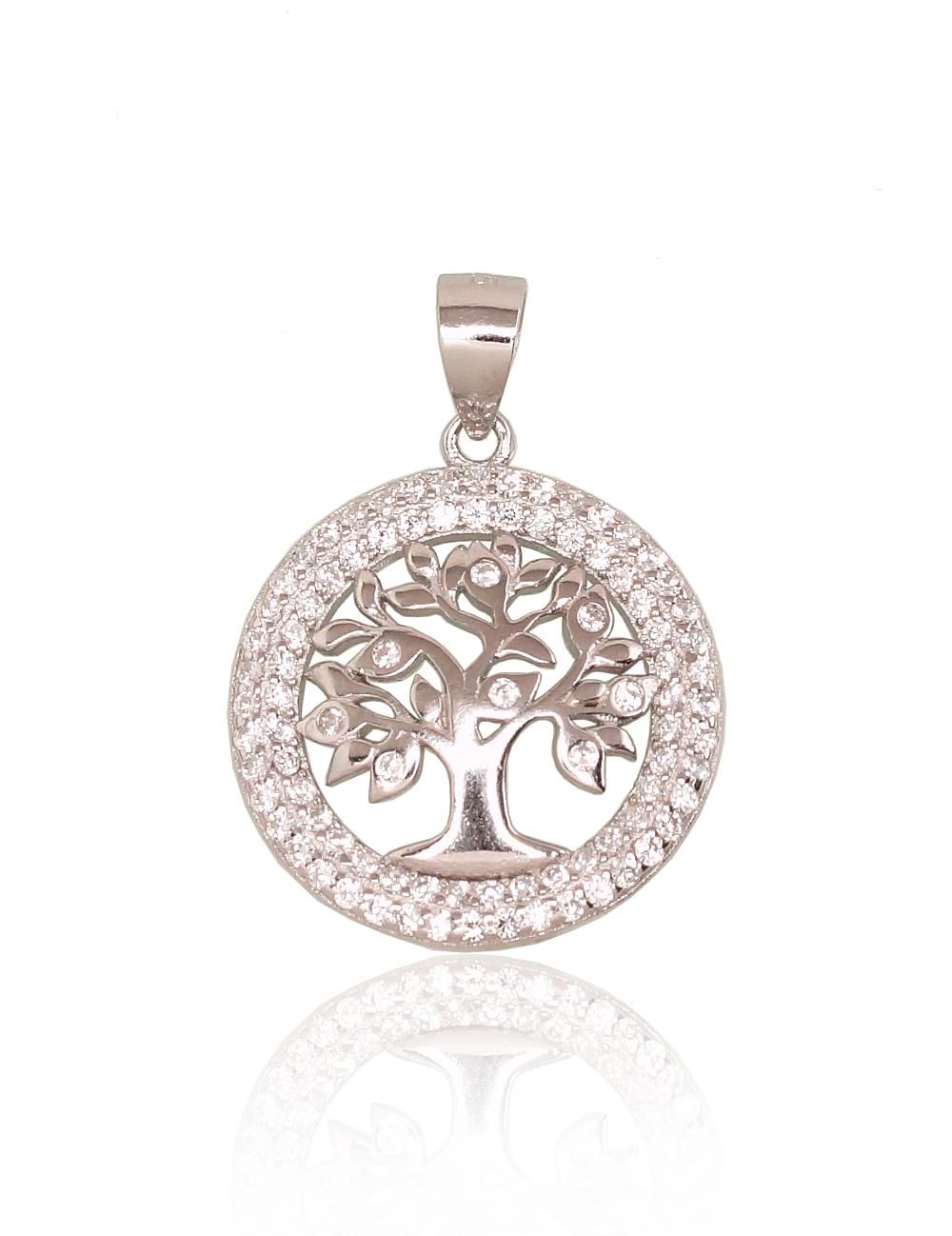 Silver Pendant A2301766PRhGrCZ