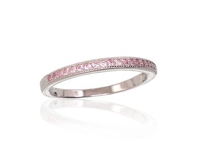 Silver ring A2101479PRhGrCZPI Silver ring A2101479PRhGrCZPI