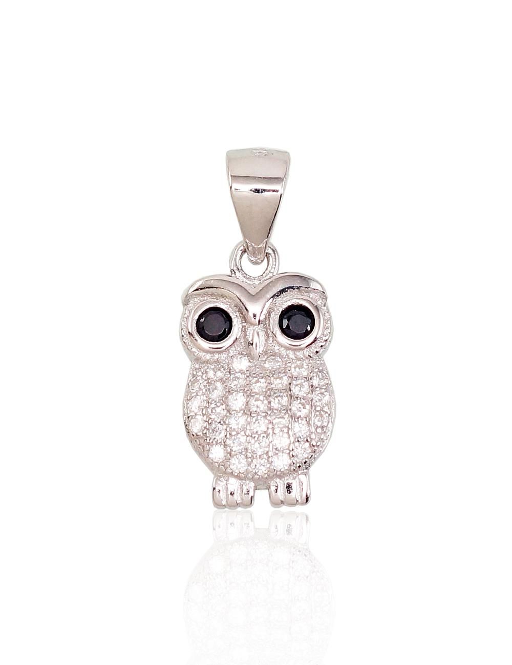 Silver Pendant A2301648PRhGrCZCZBK