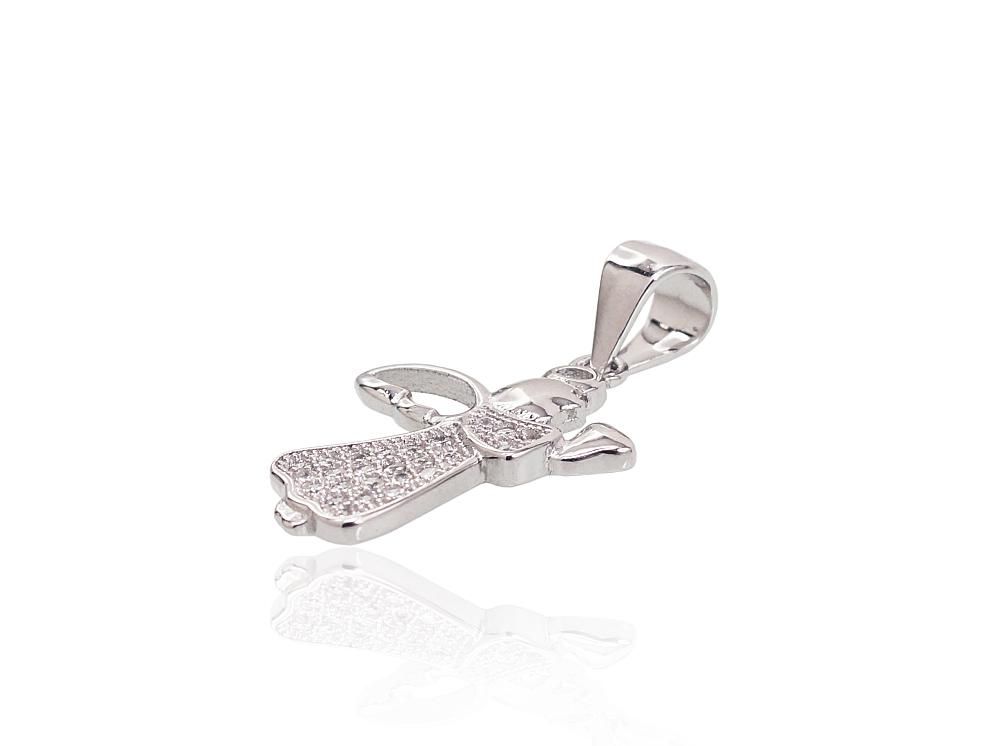 Silver Pendant A2301672PRhGrCZ