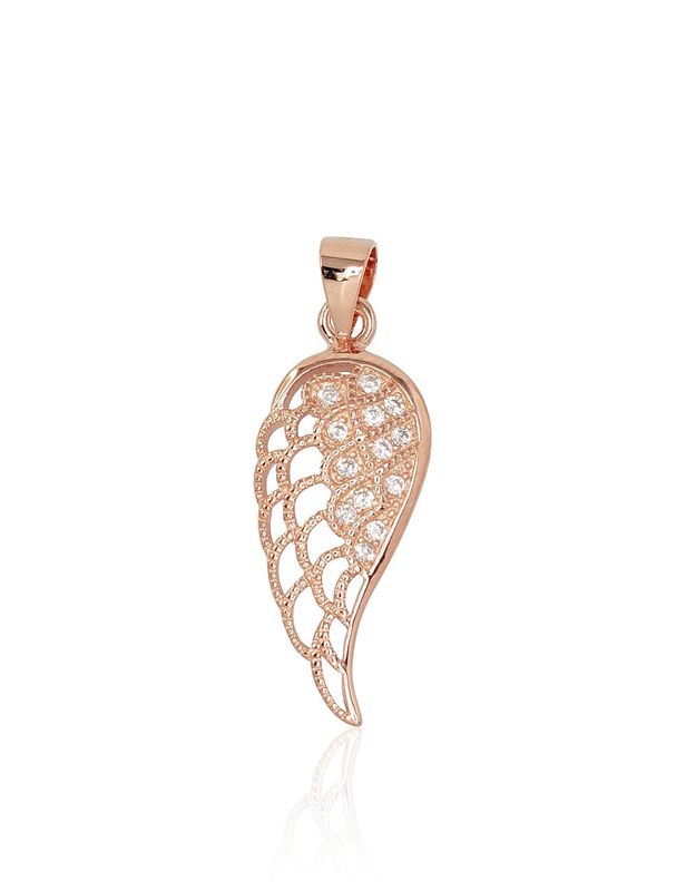 Gold Plated Silver Pendant A2301745PAuRCZ