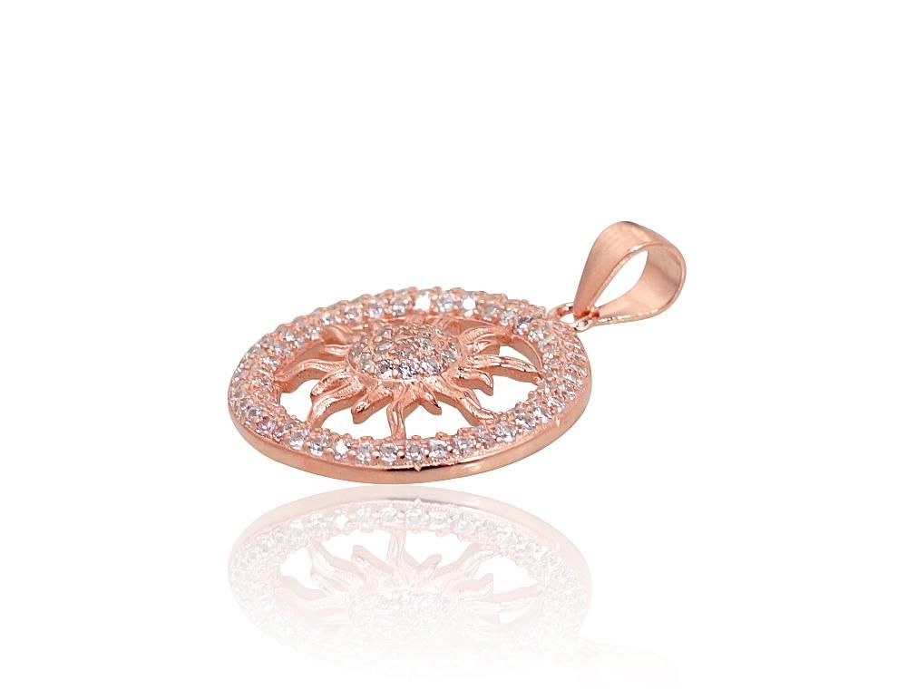 Gold Plated Silver Pendant A2301767PAuRCZ