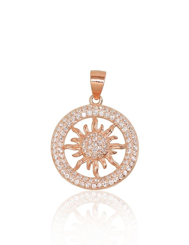 Gold Plated Silver Pendant A2301767PAuRCZ