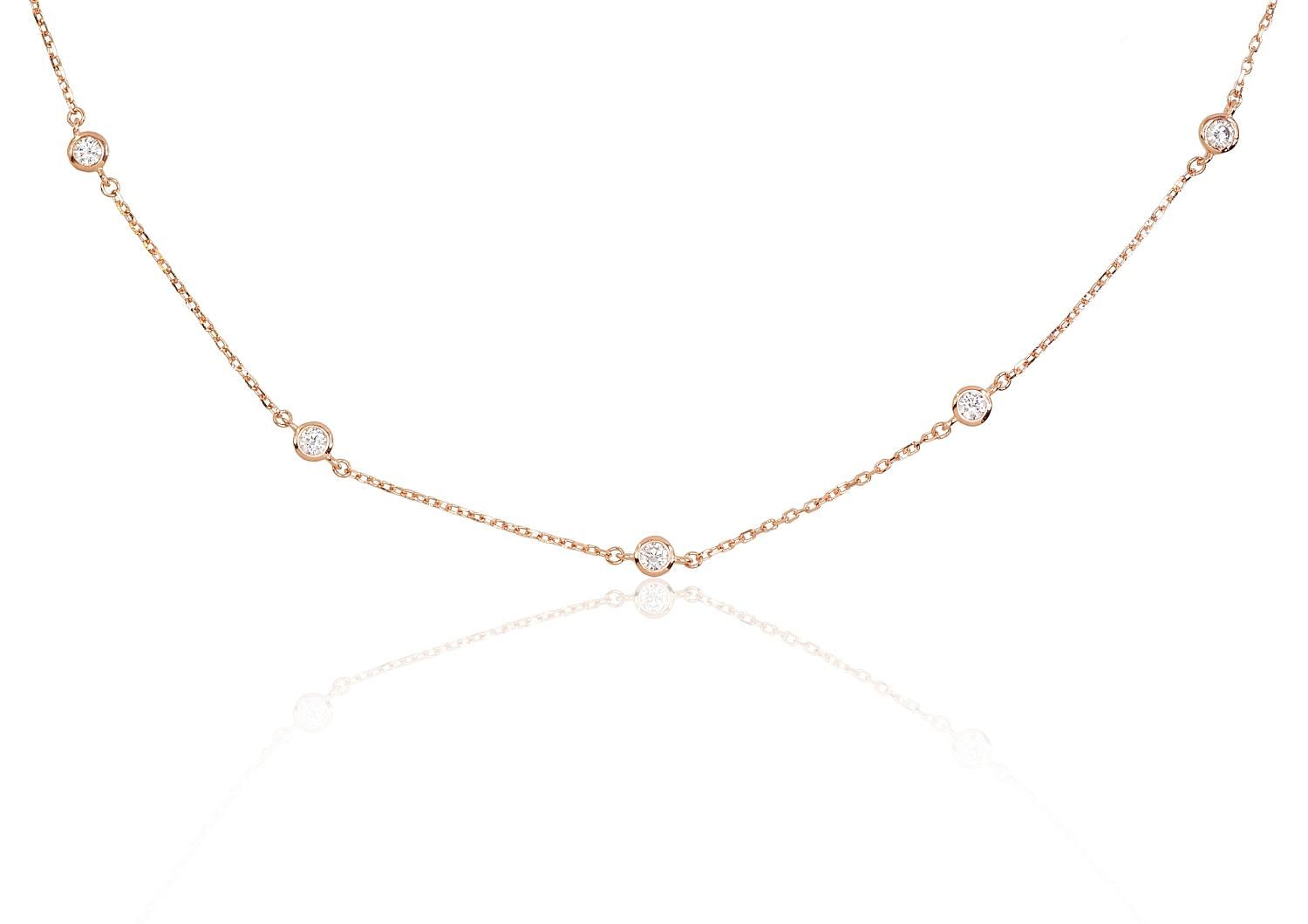 Gold Plated Silver Necklace A2500114PAuRCZ