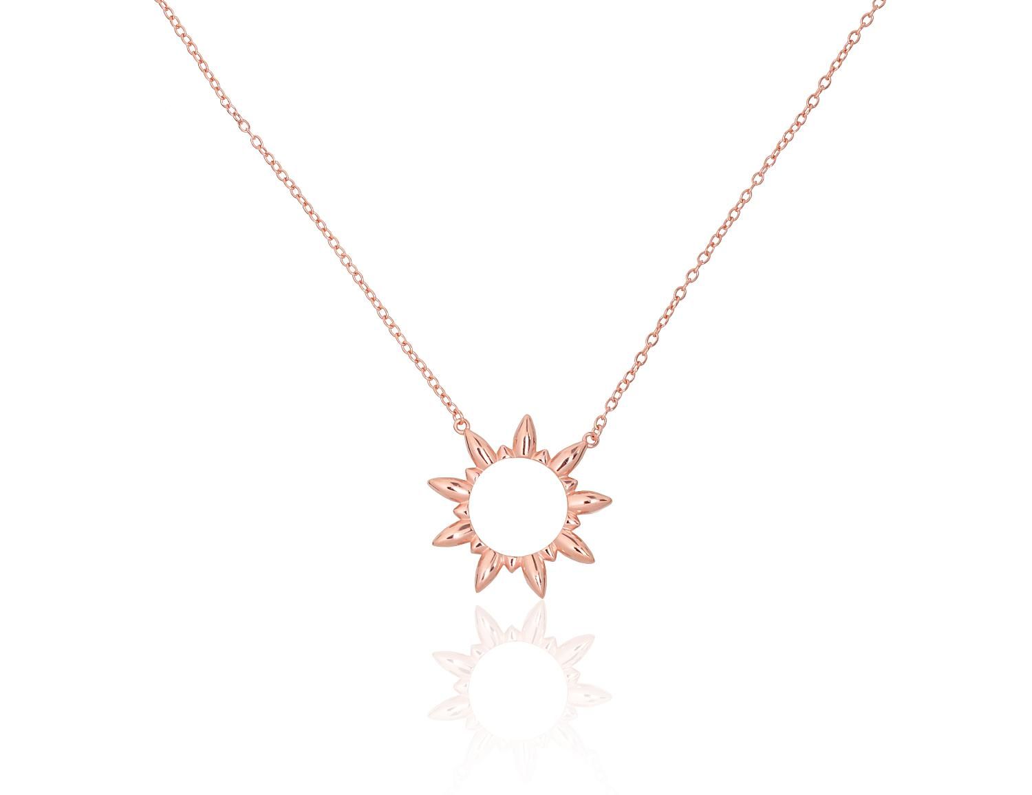 Gold Plated Silver Necklace Adjustable Length A2500135PAuR