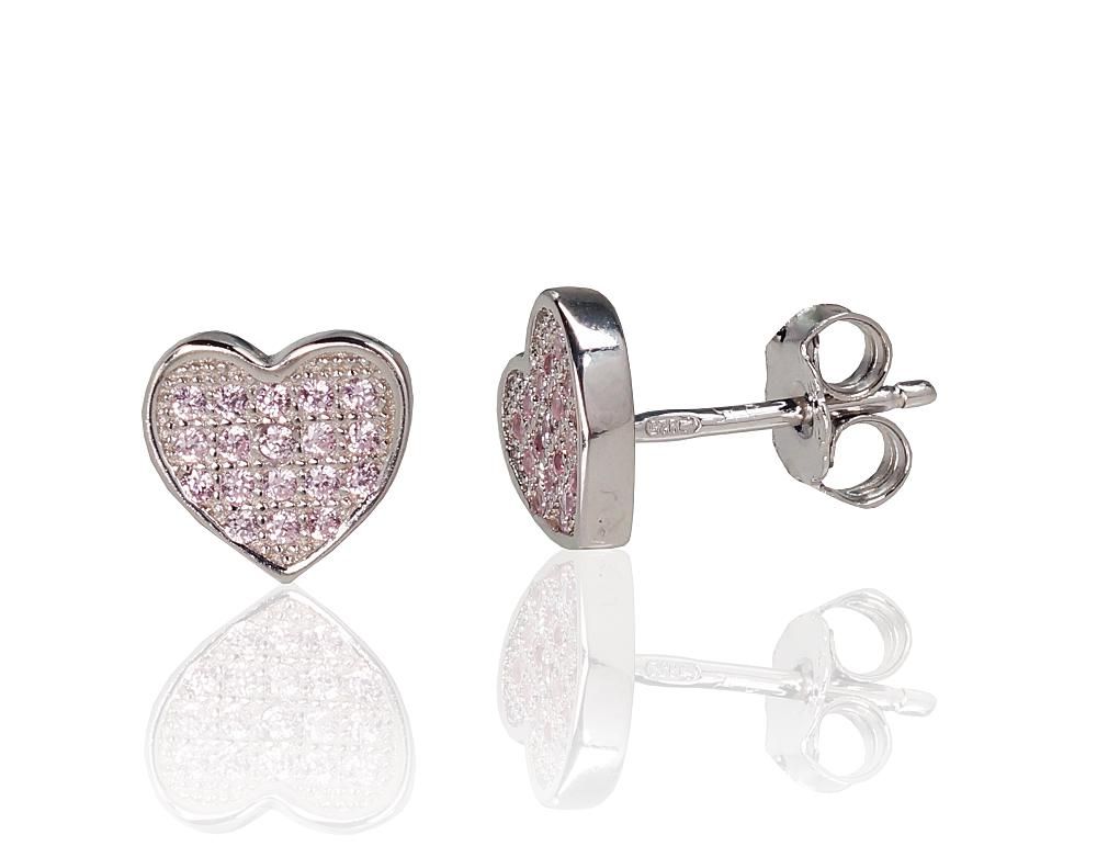 Silver Earrings A2202965PRhGrCZPI