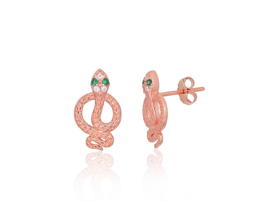 Gold Plated Silver Earrings A2204268PAuRCZCZG